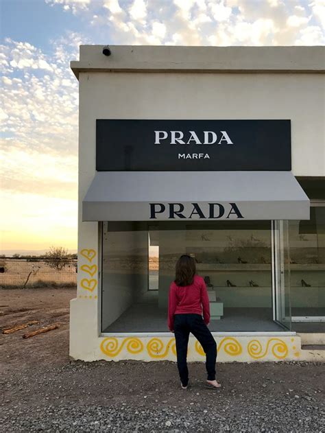 little prada in the desert|marfa tx Prada store.